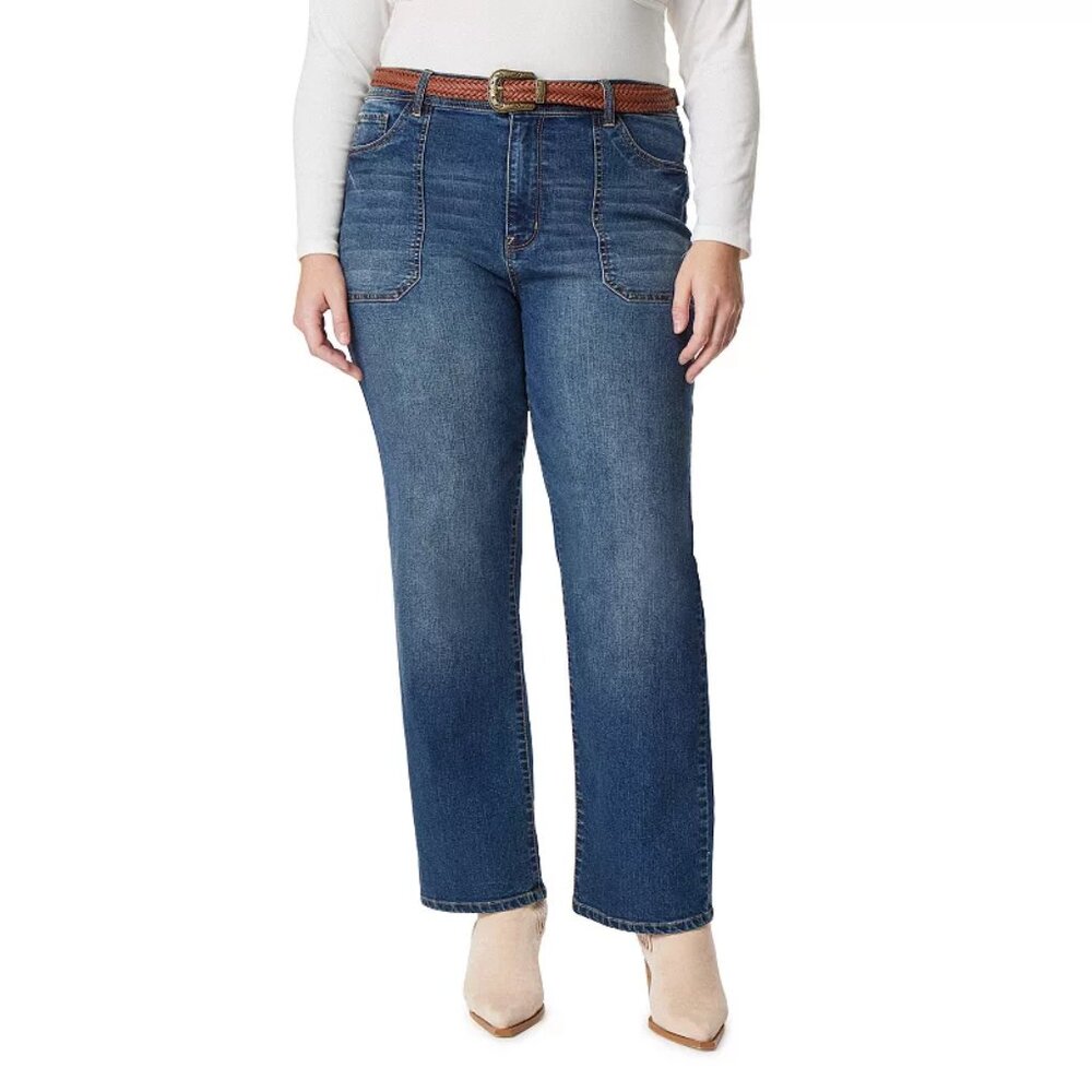 WallFlower Insta Stretch Legendary Slim Juniors' Plus Size Bootcut Jeans size 18